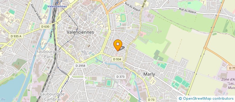 localisation de l'entreprise MADAME AMEL AOUADI  VALENCIENNES