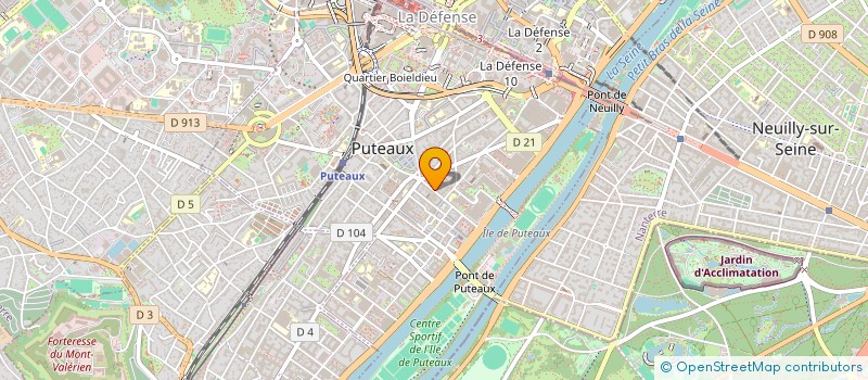 localisation de l'entreprise MADAME AMEL AOURAI  PUTEAUX