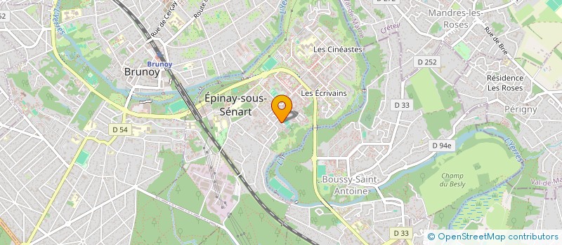 localisation de l'entreprise MADAME AMEL ARAJ  EPINAY-SOUS-SENART