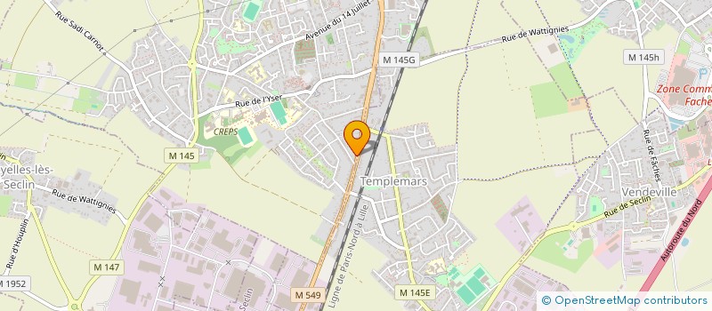 localisation de l'entreprise MADAME AMEL ATOUI à WATTIGNIES