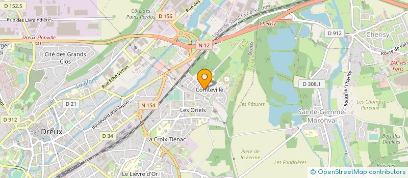 localisation de l'entreprise MADAME AMEL ATTAK à DREUX
