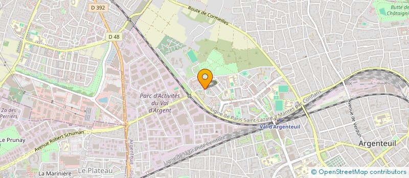 localisation de l'entreprise MADAME AMEL AZIZI  LA TESTE-DE-BUCH