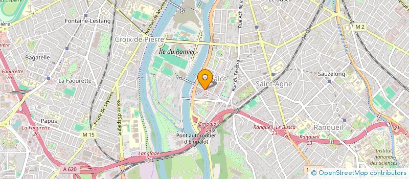 localisation de l'entreprise MADAME AMEL BARHYA  TOULOUSE