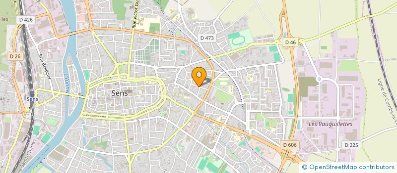 localisation de l'entreprise MADAME AMEL BELHADJ MOHAMMED à SENS