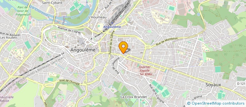 localisation de l'entreprise MADAME AMEL BELLI à ANGOULEME