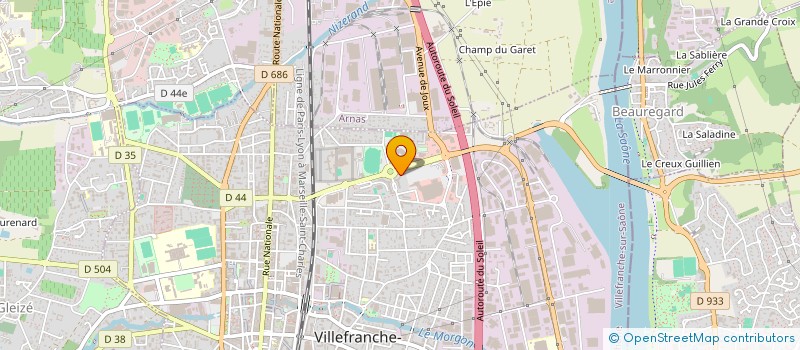 localisation de l'entreprise MADAME AMEL BENADEL  TARARE