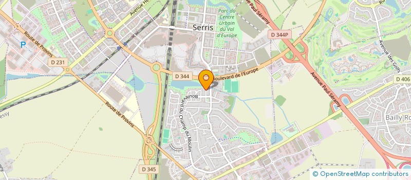 localisation de l'entreprise MADAME AMEL BENCHAREF  SERRIS