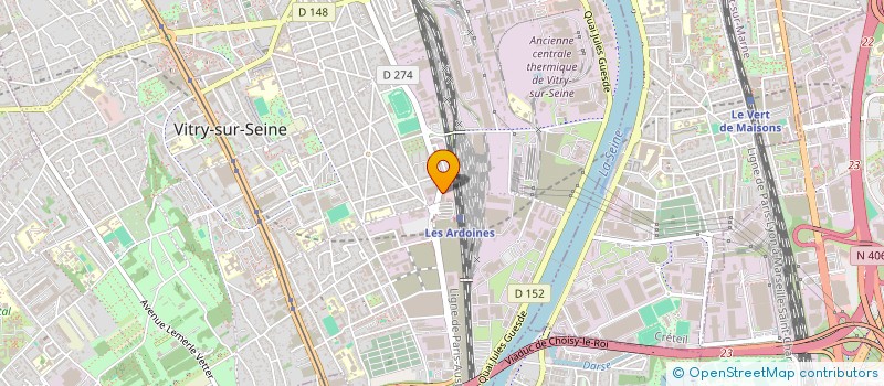 localisation de l'entreprise MADAME AMEL BENDJEDDOU à VITRY-SUR-SEINE