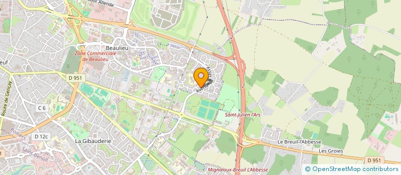 localisation de l'entreprise MADAME AMEL BENMIMOUNI  POITIERS