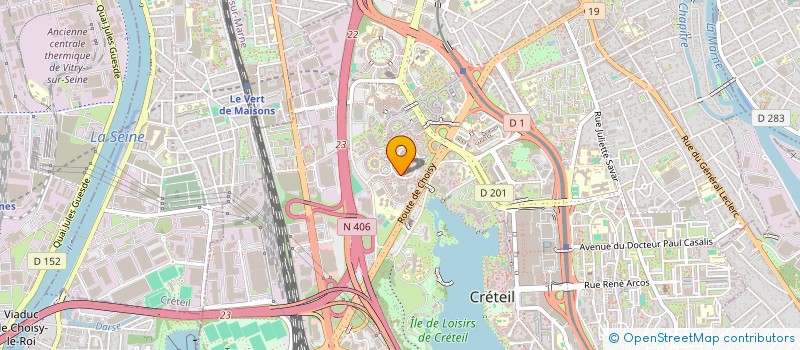 localisation de l'entreprise MADAME AMEL BENRAHAL  CRETEIL