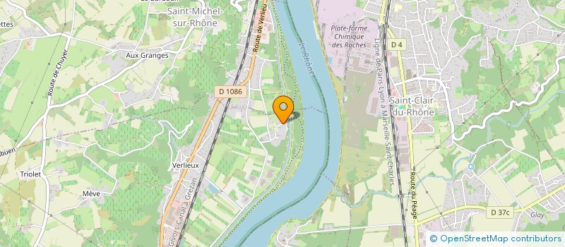 localisation de l'entreprise MADAME AMEL BERRIMA  CHAVANAY