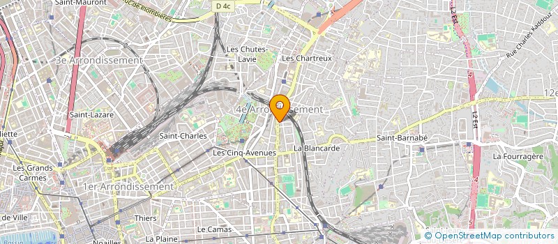 localisation de l'entreprise MADAME AMEL BOUDRAA à MARSEILLE