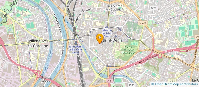 localisation de l'entreprise MADAME AMEL BOUGHAZI à SAINT-DENIS