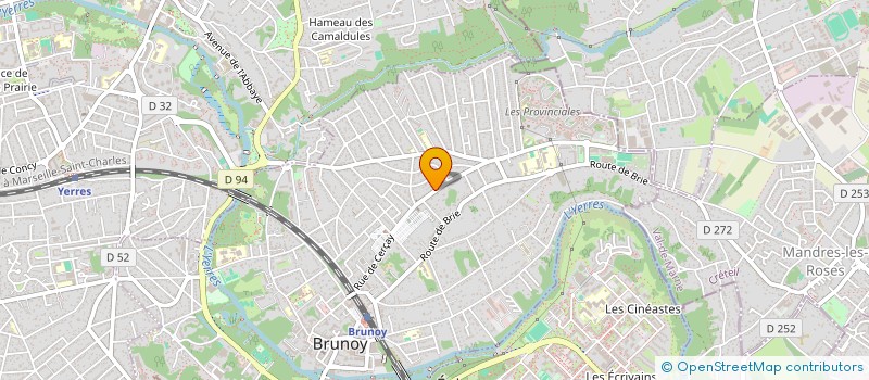 localisation de l'entreprise MADAME AMEL BOUHACHEM  BRUNOY