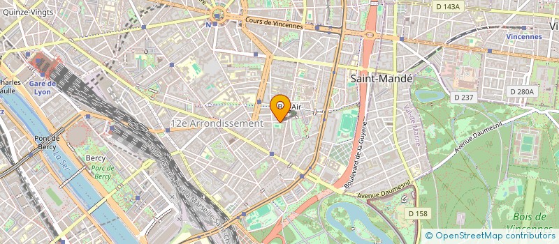 localisation de l'entreprise MADAME AMEL BOUHALLI  PARIS