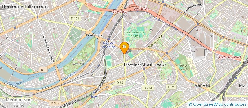 localisation de l'entreprise MADAME AMEL BOUHLEL à ISSY-LES-MOULINEAUX