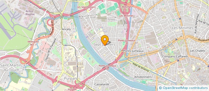 localisation de l'entreprise MADAME AMEL BOUKHETACHE  TOULOUSE