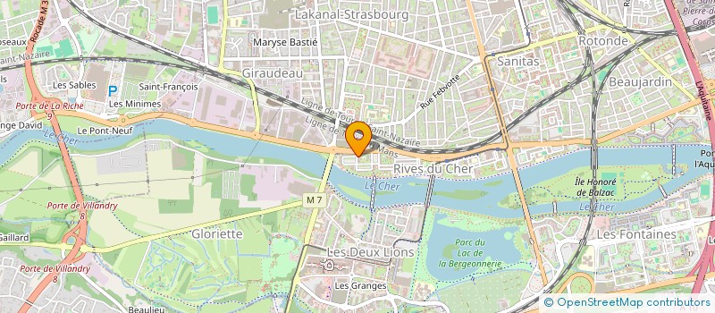 localisation de l'entreprise MADAME AMEL BOULBENE  TOURS