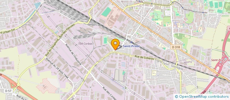 localisation de l'entreprise MADAME AMEL BOULEKHRAS  SAINT-PRIEST