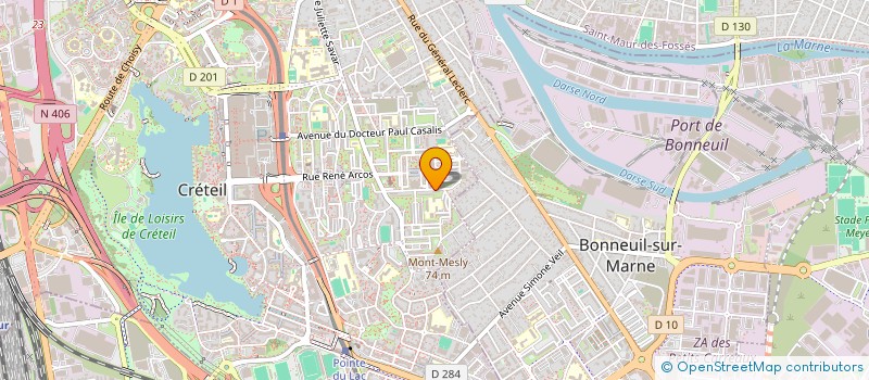 localisation de l'entreprise MADAME AMEL BOUSSELIOU  CRETEIL