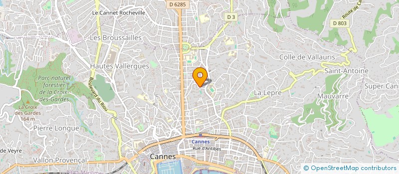 localisation de l'entreprise MADAME AMEL BOUZAIANE à CANNES
