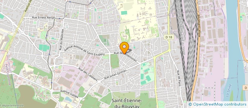 localisation de l'entreprise MADAME AMEL CHAB  SAINT-ETIENNE-DU-ROUVRAY