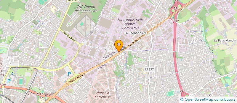 localisation de l'entreprise MADAME AMEL DAHIMENE  CARQUEFOU