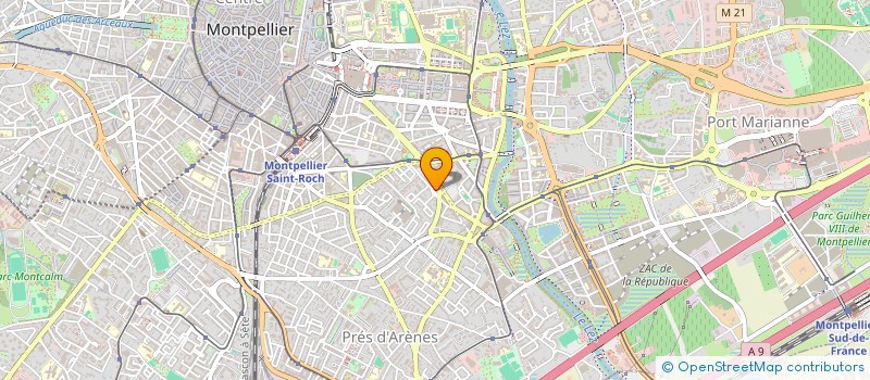 localisation de l'entreprise MADAME AMEL DEPORTE  MONTPELLIER