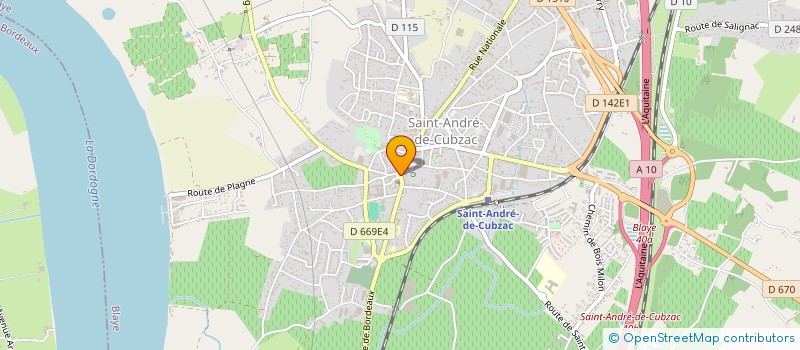 localisation de l'entreprise MADAME AMEL DJOUDI  SAINT-ANDRE-DE-CUBZAC