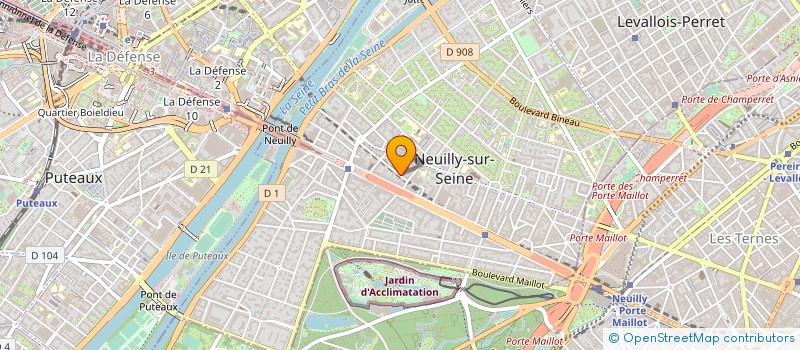 localisation de l'entreprise MADAME AMEL EL MOUBARIKIM à NEUILLY-SUR-SEINE