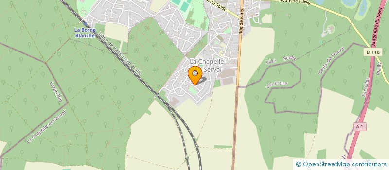 localisation de l'entreprise MADAME AMEL EL YOUSSOUFI  LA CHAPELLE-EN-SERVAL