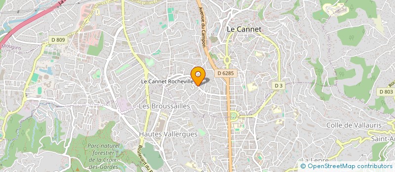 localisation de l'entreprise MADAME AMEL FERCHICHI à LE CANNET