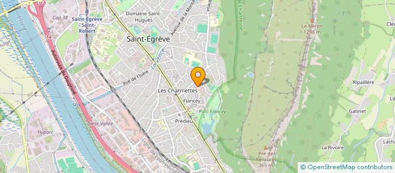 localisation de l'entreprise MADAME AMEL FRITAH  SAINT-EGREVE