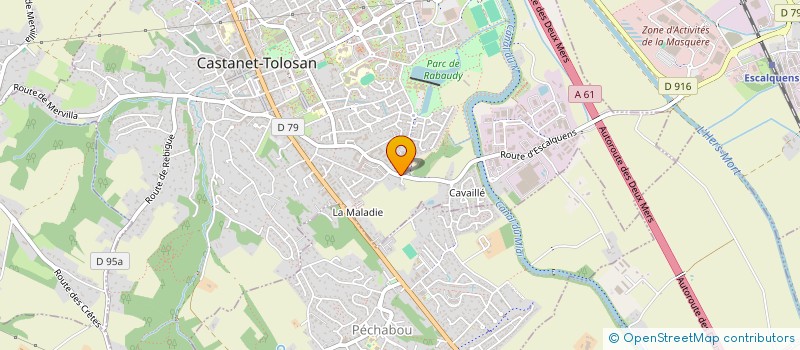 localisation de l'entreprise MADAME AMEL FRITIS à CASTANET-TOLOSAN