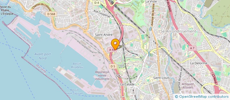 localisation de l'entreprise MADAME AMEL GOUBAA à MARSEILLE
