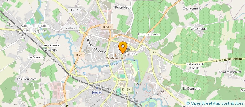 localisation de l'entreprise MADAME AMEL GUEDICHE à JONZAC