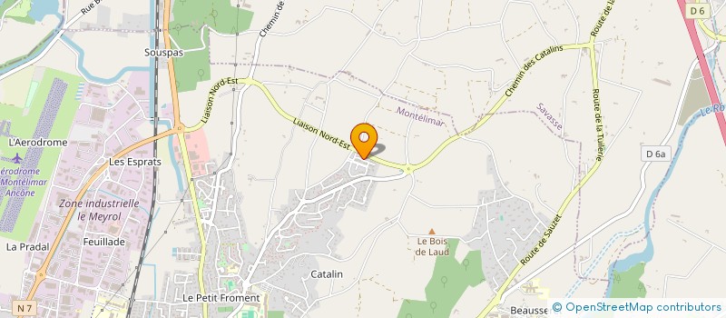 localisation de l'entreprise MADAME AMEL GUERROUDJ  MONTELIMAR