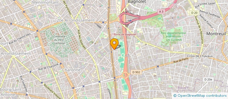 localisation de l'entreprise MADAME AMEL HADDAM  PARIS