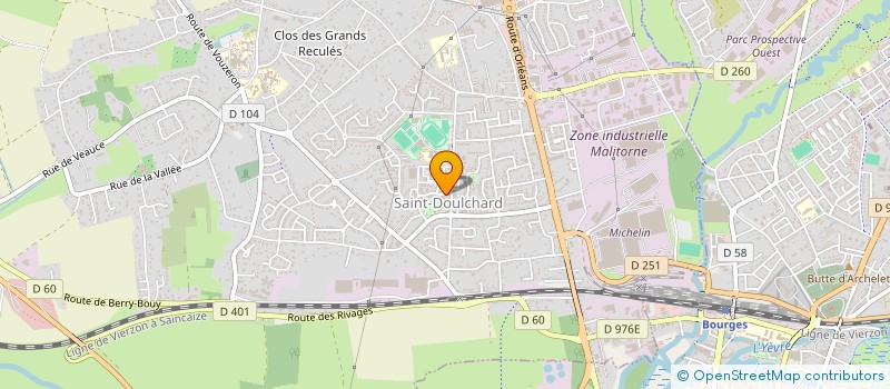 localisation de l'entreprise MADAME AMEL HADJ  SAINT-DOULCHARD