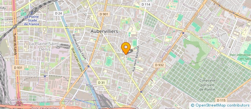 localisation de l'entreprise MADAME AMEL HAKEM  AUBERVILLIERS