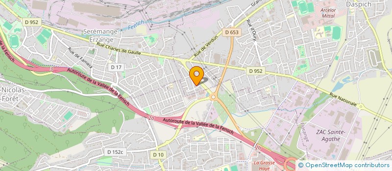 localisation de l'entreprise MADAME AMEL HAMITI  FLORANGE