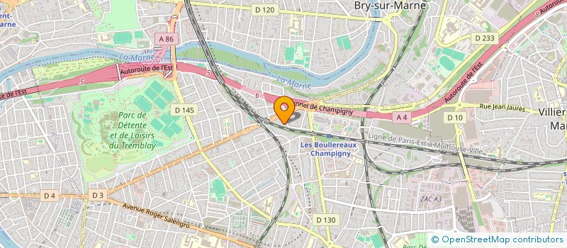 localisation de l'entreprise MADAME AMEL HARROUDI  CHAMPIGNY-SUR-MARNE