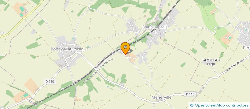 localisation de l'entreprise MADAME AMEL JOUHA  MENERVILLE