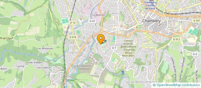 localisation de l'entreprise MADAME AMEL KHALIFA à CHAMBERY