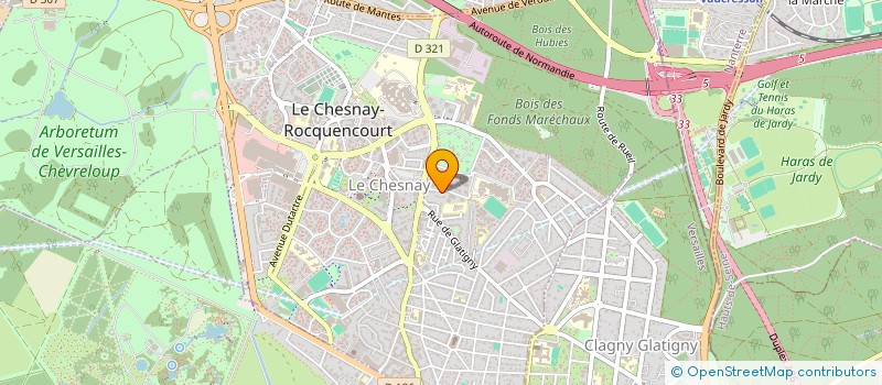 localisation de l'entreprise MADAME AMEL KHELLADI  LE CHESNAY-ROCQUENCOURT