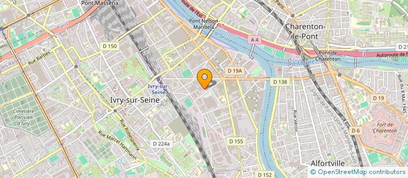 localisation de l'entreprise MADAME AMEL KORICHE  IVRY-SUR-SEINE