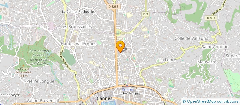 localisation de l'entreprise MADAME AMEL LOUHICHI  CANNES