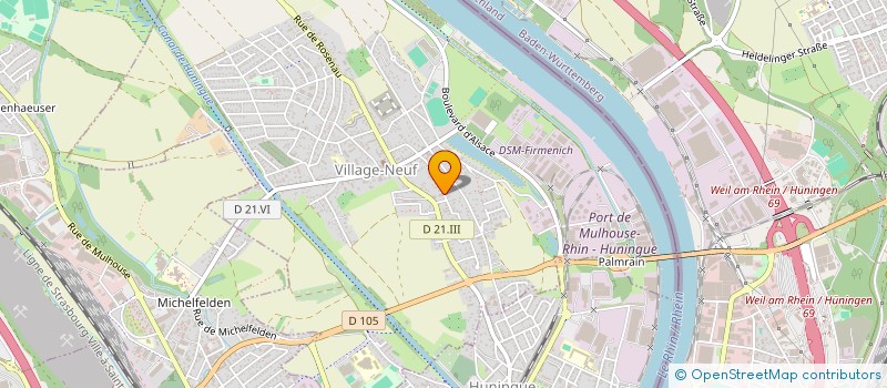 localisation de l'entreprise MADAME AMEL MAFSAL  VILLAGE-NEUF