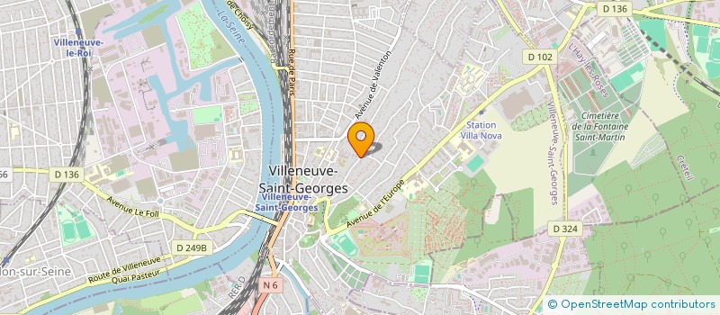 localisation de l'entreprise MADAME AMEL MAHRAZI  VILLENEUVE-SAINT-GEORGES