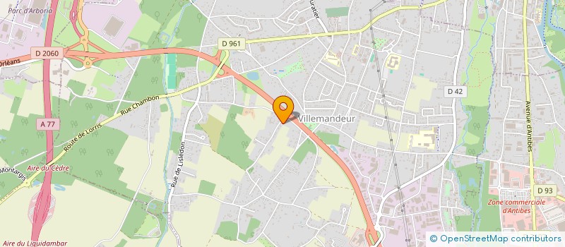 localisation de l'entreprise MADAME AMEL MBARKI à VILLEMANDEUR